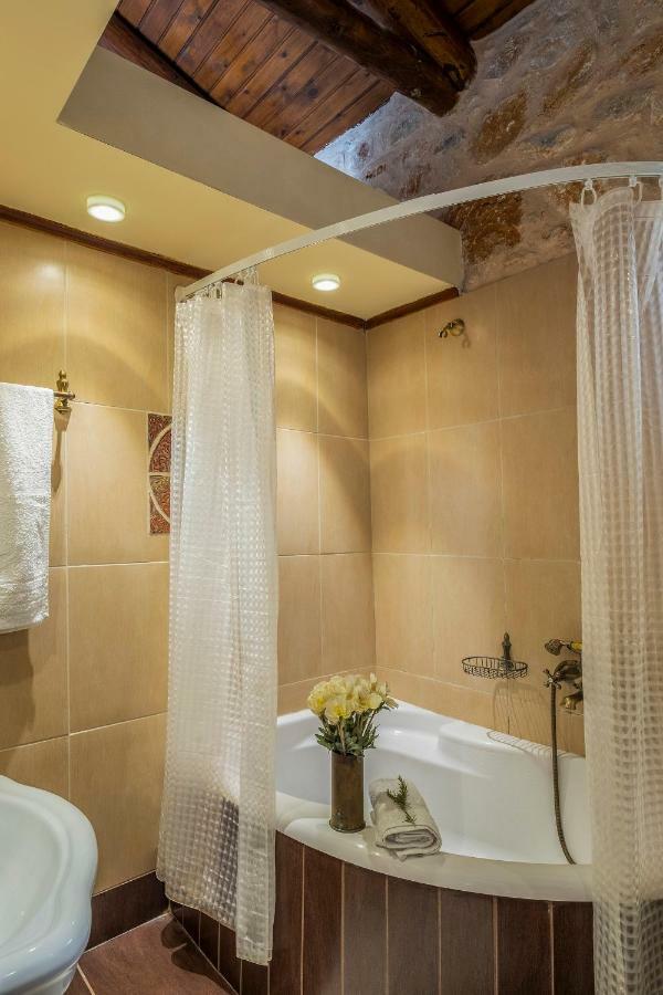Stone Built Villa Galatia, Poolside & Perfect View Kares Exterior photo